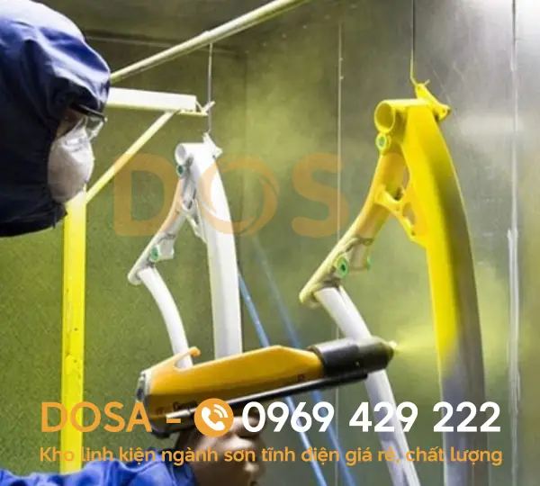 Cấu tạo súng phun sơn tĩnh điện & cách sử dụng hiệu quả