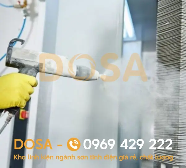Cấu tạo súng phun sơn tĩnh điện & cách sử dụng hiệu quả