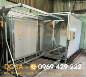 Buồng sấy sơn tĩnh điện loại nhỏ