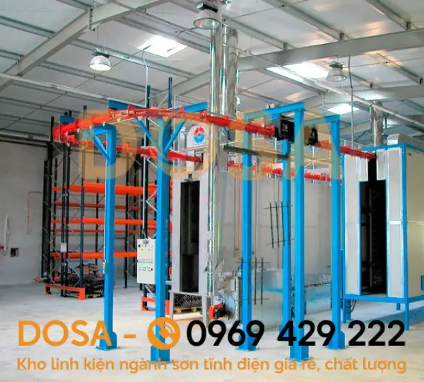 Tư vấn và lắp đặt dây chuyền phun sơn tĩnh điện